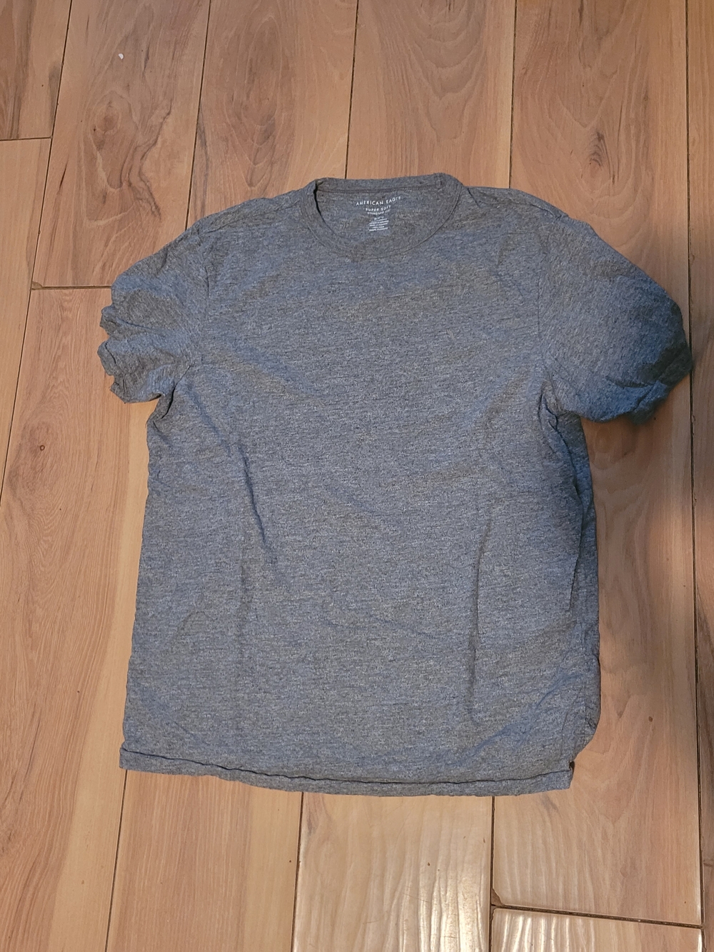 American Eagle Outfitters Heather Gray Short Sleeve Crewneck Tee